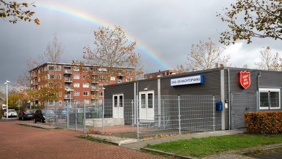 Oude gebouw van Leger des Heils 